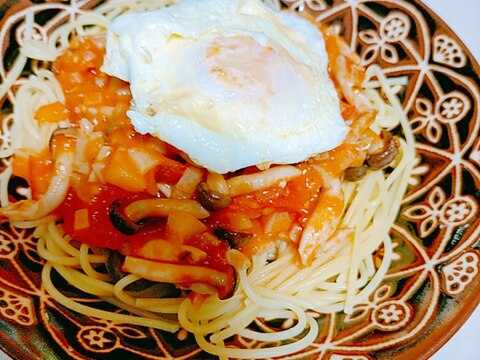 新生姜で作るトマトソースパスタ